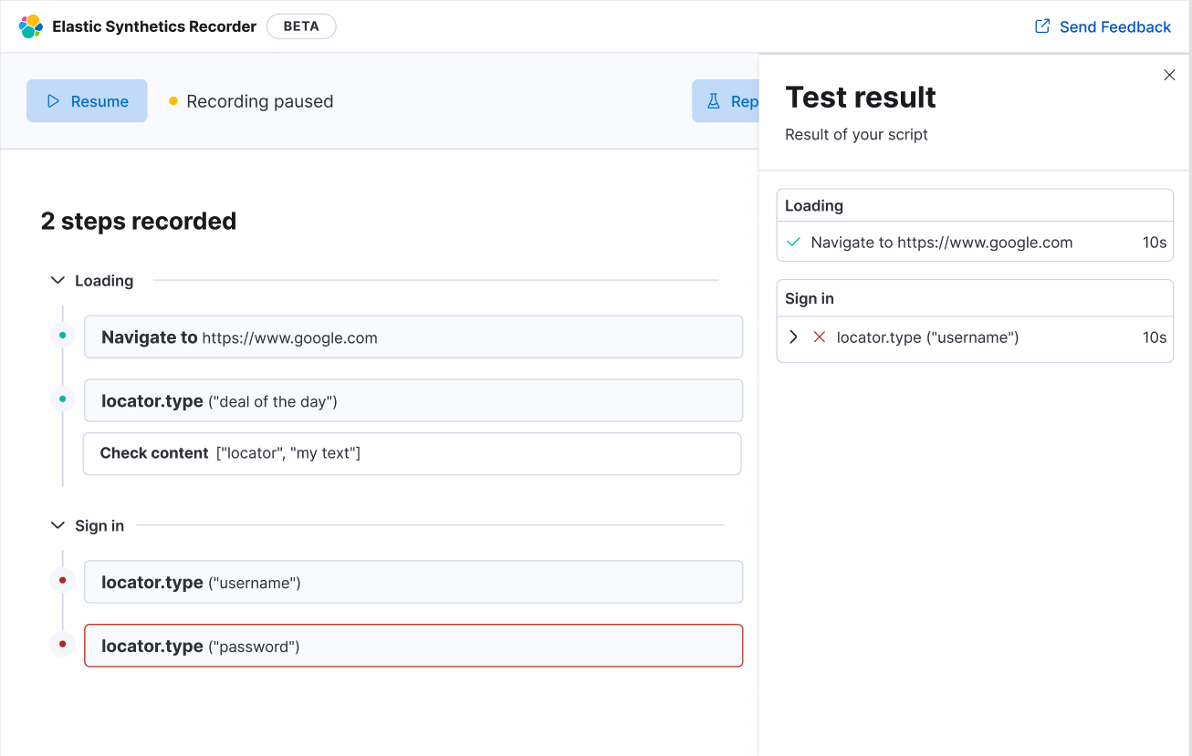 Script recorder UI · Issue #87 · elastic/synthetics-recorder · GitHub