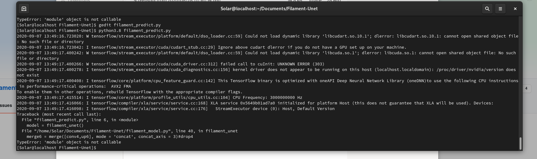 Getting error while running the code · Issue #1 · GF-Zhu/Filament-Unet ...