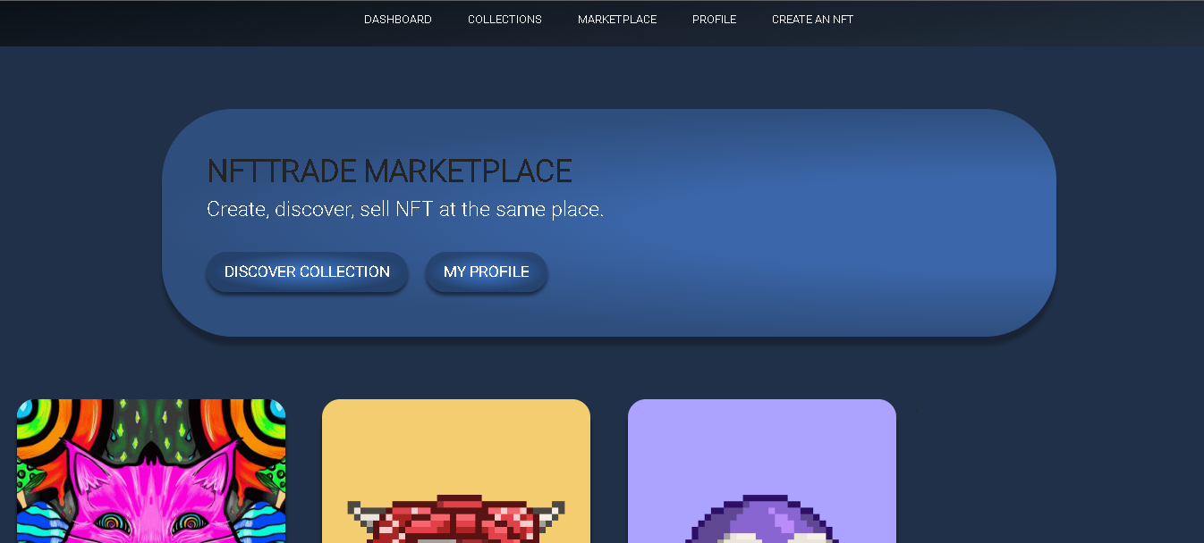 GitHub - quent043/nft-marketplace: Dapp project: NFT marketplace ...