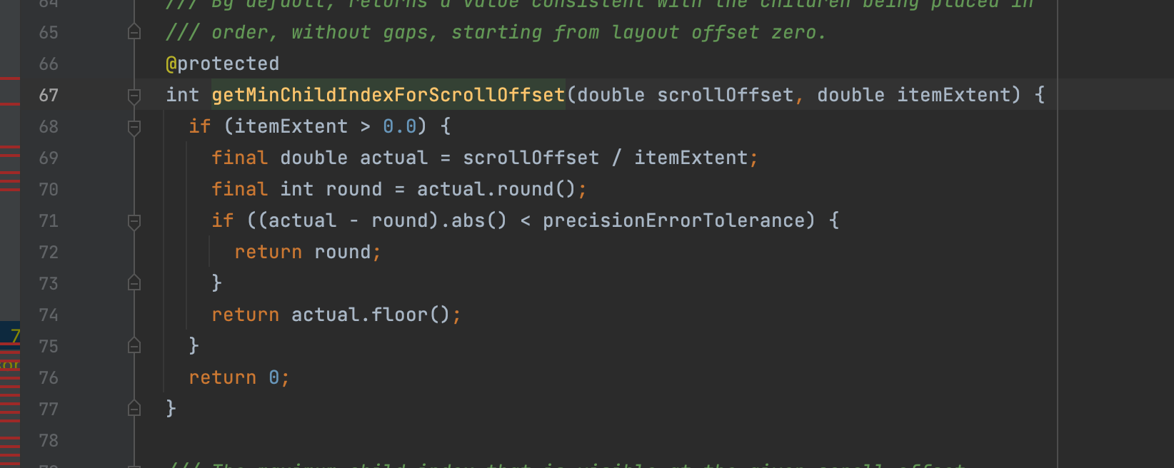 UnsupportedError RenderSliverFixedExtentBoxAdaptor ...