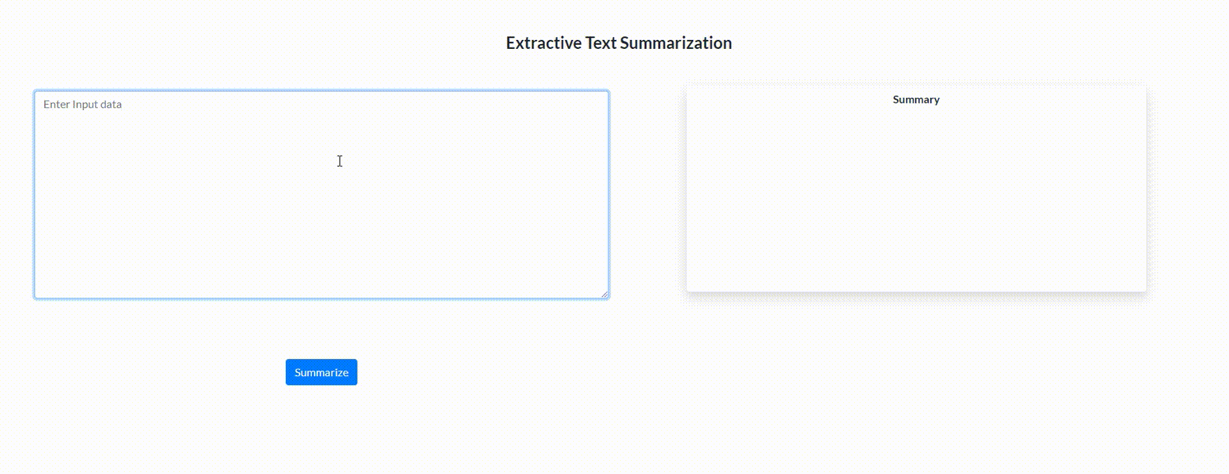 GitHub - RahieGadekar10/Text-Summarizer: Text Summarization model ...