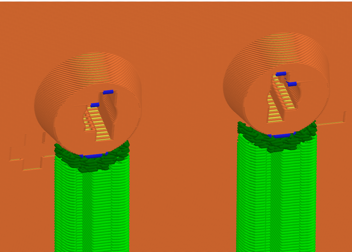 Support interface layers not showing in slice preview · Issue 10548