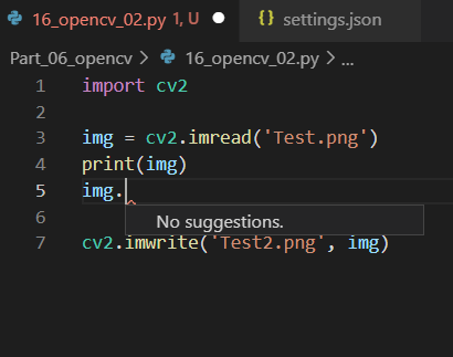 Intellisense does not reckognize OpenCV object members/methods · Issue ...