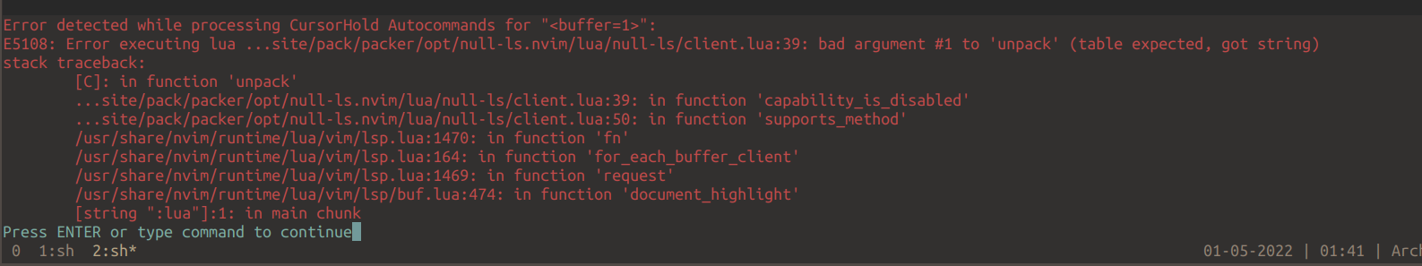 Null Ls Breaks on Startup · Issue #838 · jose-elias-alvarez/null-ls ...