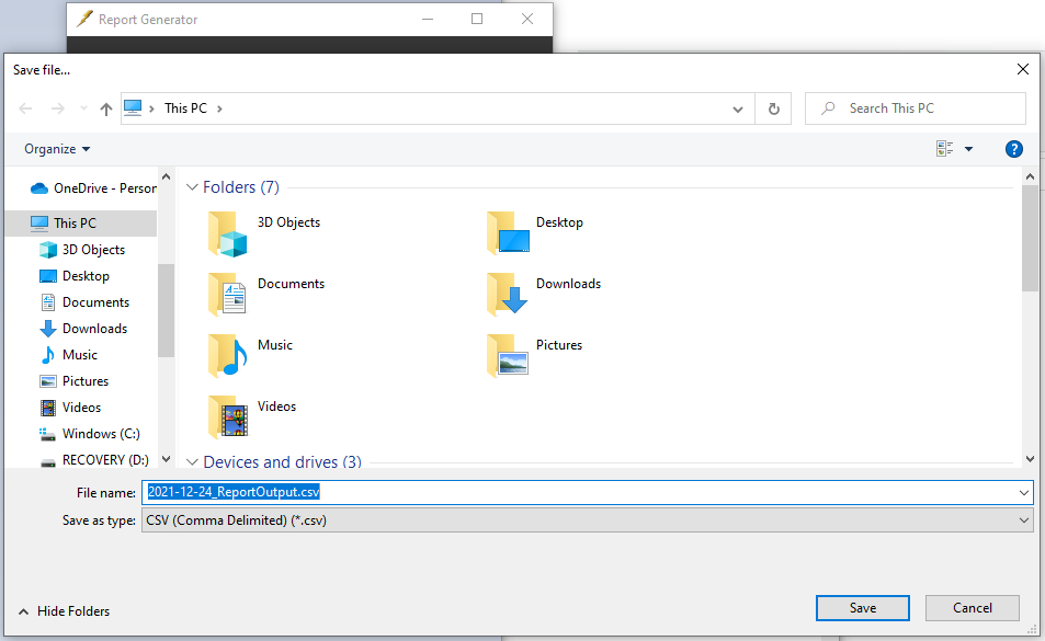 GitHub TreyAllen/ReportGenerator JavaFX Application that communicates with API to generate a