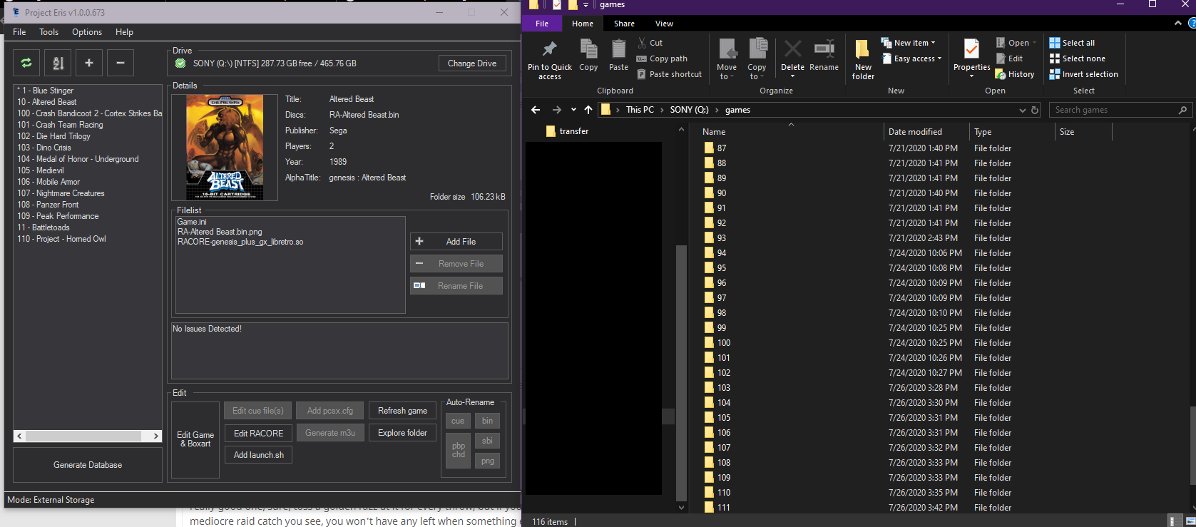Game list disappears on Desktop App · Issue 7 · ProjectErispsc/ProjectErisIssueTracker