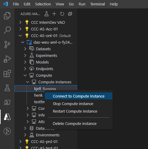 Connect to remote VSCode on compute instance AML · Issue #1498 ...