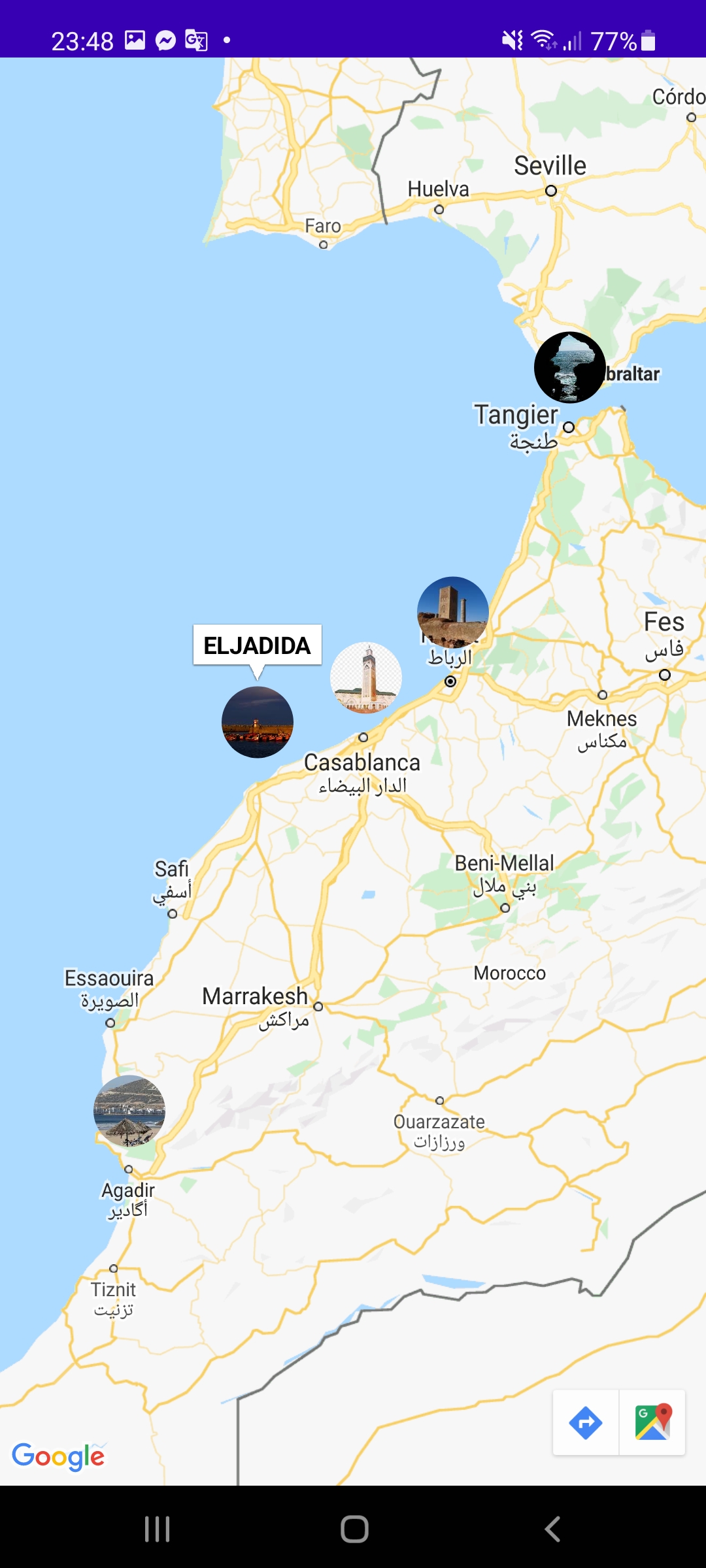 GitHub - aminegatou513/MapActivityDirections: App contains 5 Morocco ...
