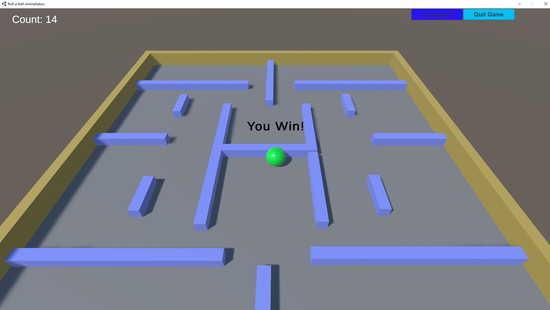 GitHub aminegatou513/RollABallUnity3D