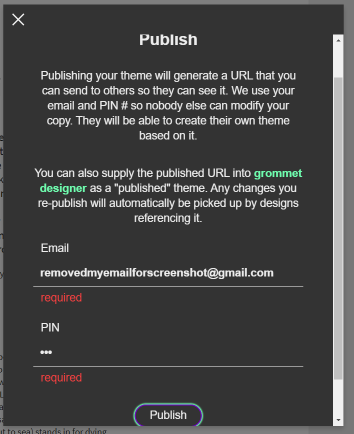 Grommet Themer share functions does not work · Issue 4575 · grommet