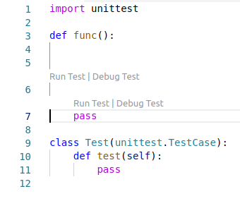 Code lenses for tests do not update their positions on edit · Issue ...
