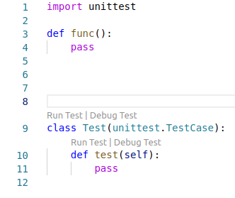 Code lenses for tests do not update their positions on edit · Issue ...
