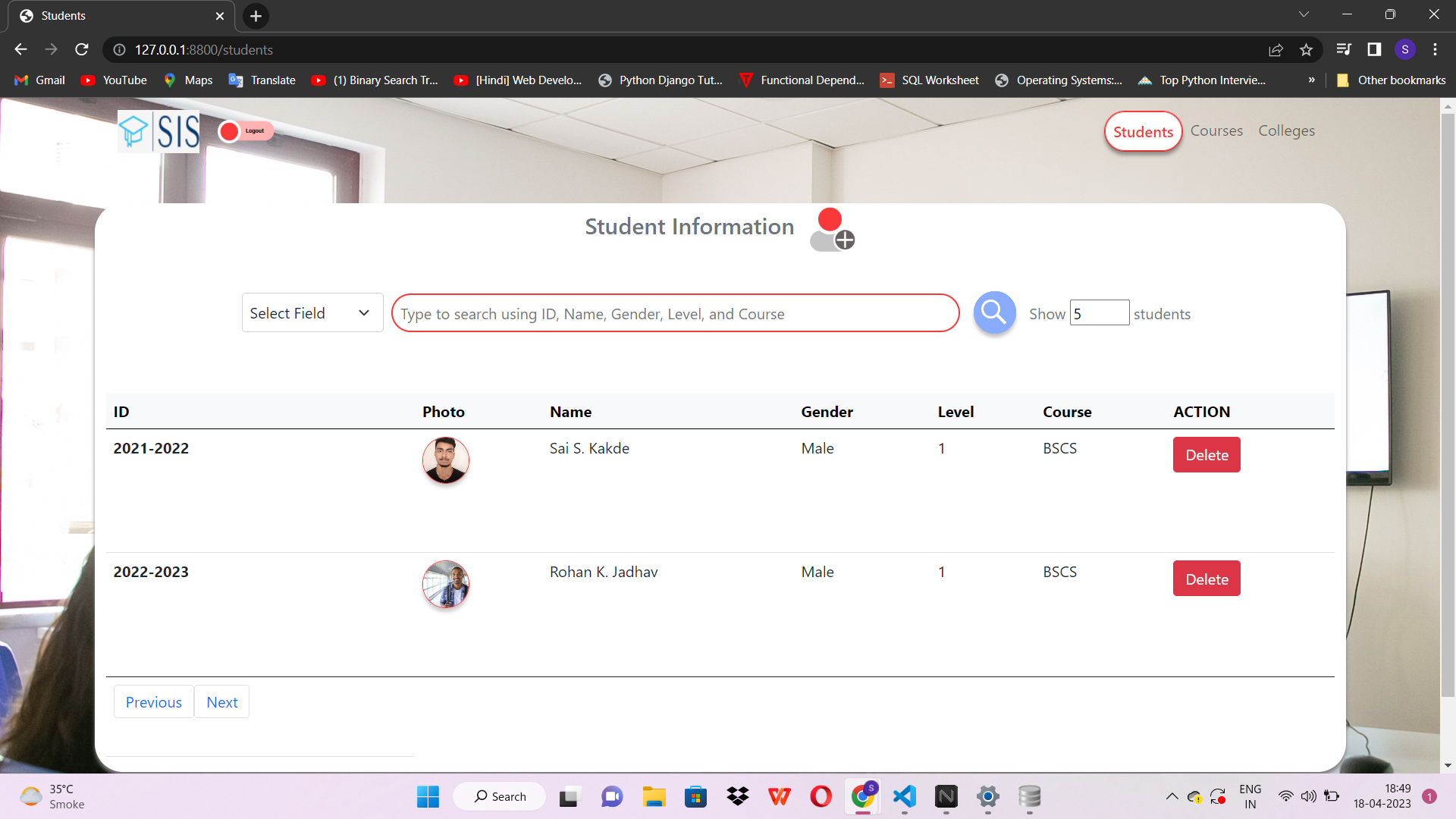 GitHub - saikakde/student_infromation_system