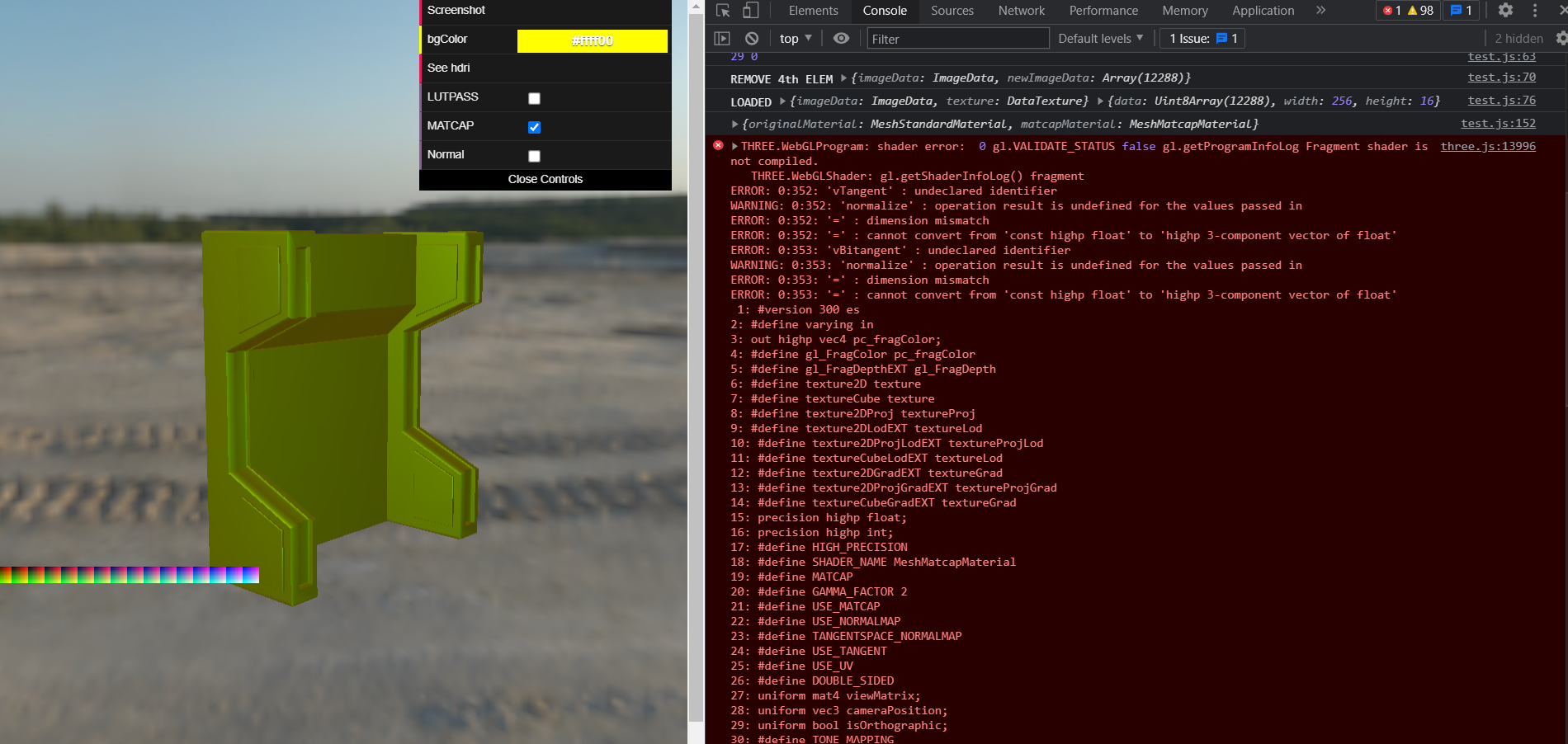 Matcap with Normal map not working on sketchfab gltf but works with ...