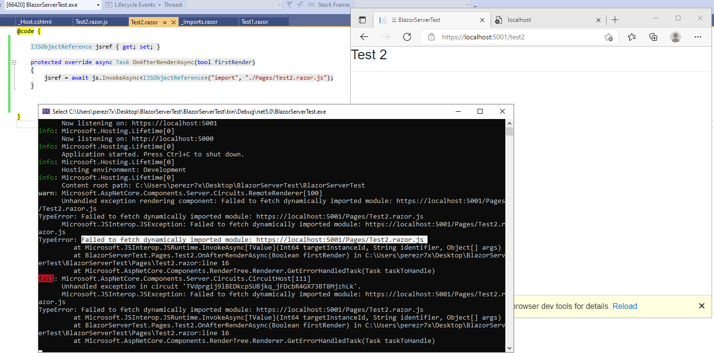 JS Isolation not working on .net 5 blazor server app / 404 · Issue ...