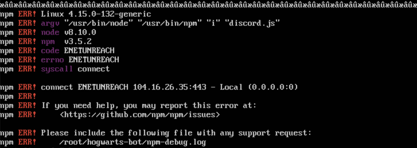 Attempting to install discord.js with error · Issue #2325 · nodejs/node ...
