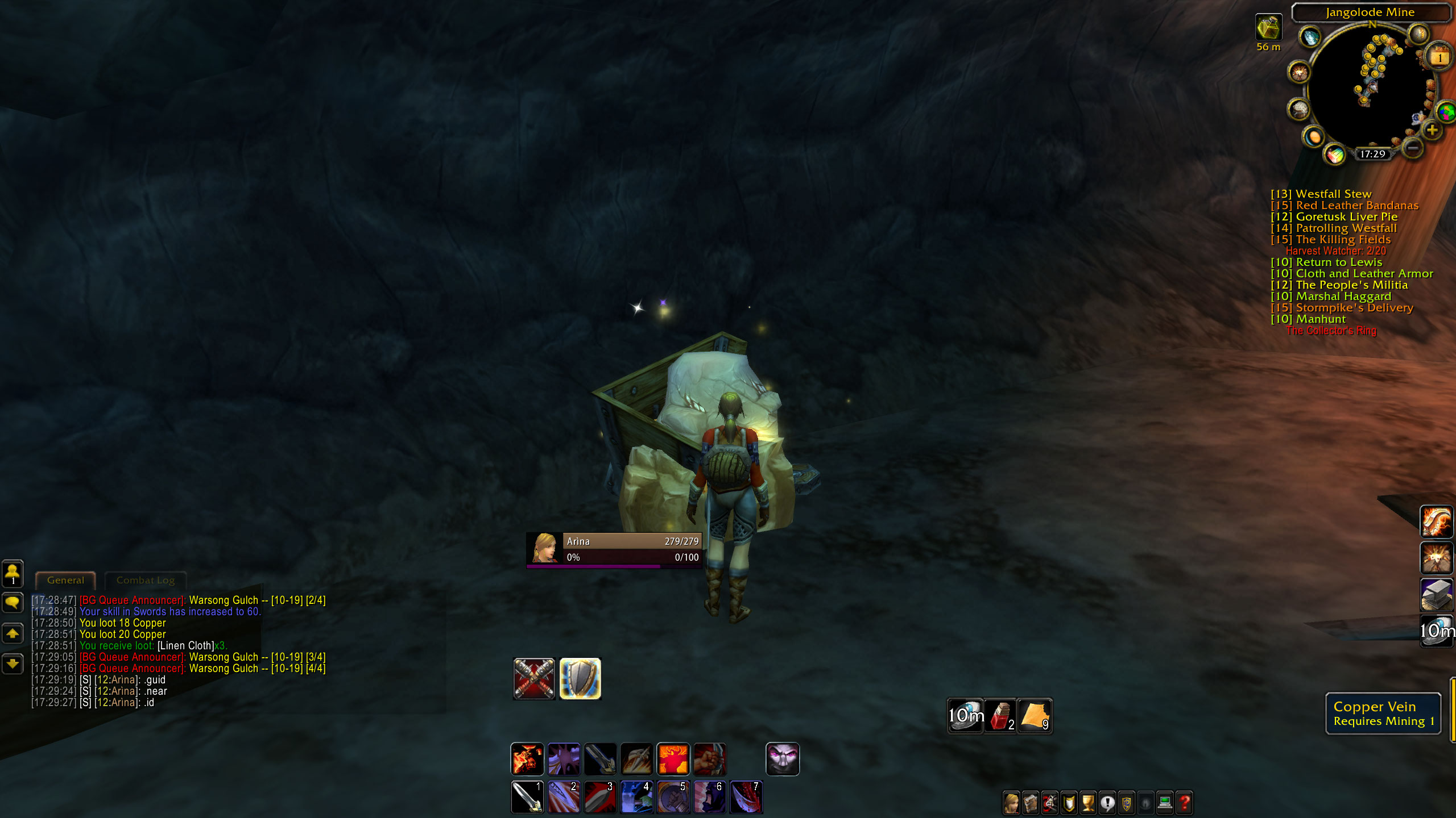 Westfall, Jangolode Mine Copper Node Clipping Through Minecart · Issue 6679 · azerothcore