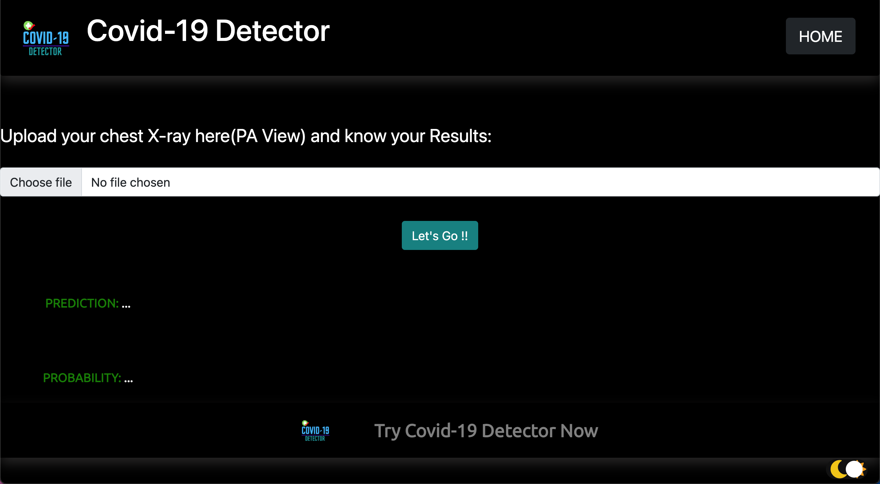 GitHub - ujjwalhendwe/covid-19-Detection: A web app to Predict covid-19 ...