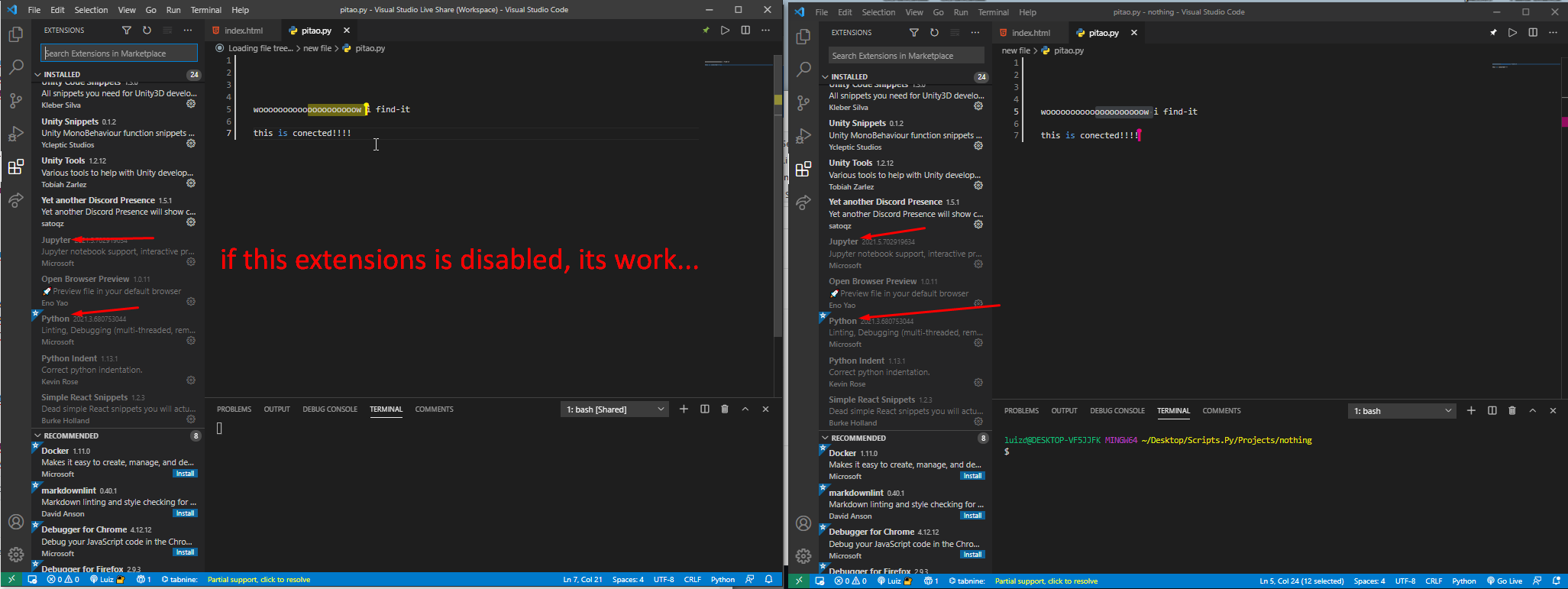 Python extension breaks co-editing · Issue #4199 · microsoft/live-share ...