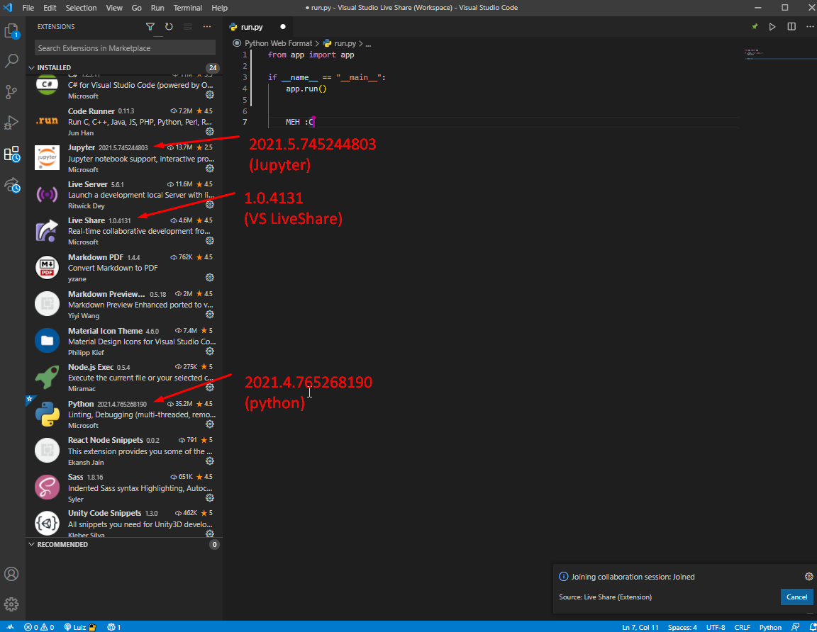Python extension breaks co-editing · Issue #4199 · microsoft/live-share ...