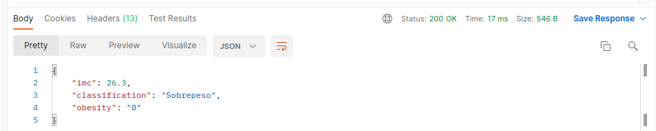 GitHub - deciodeandrade/imc-api: API criada para o cálculo do IMC