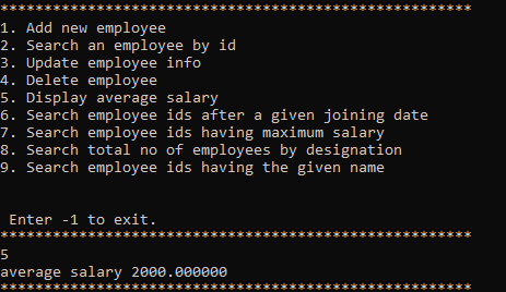GitHub - lmottasin/Employee-Management-System-C-Project