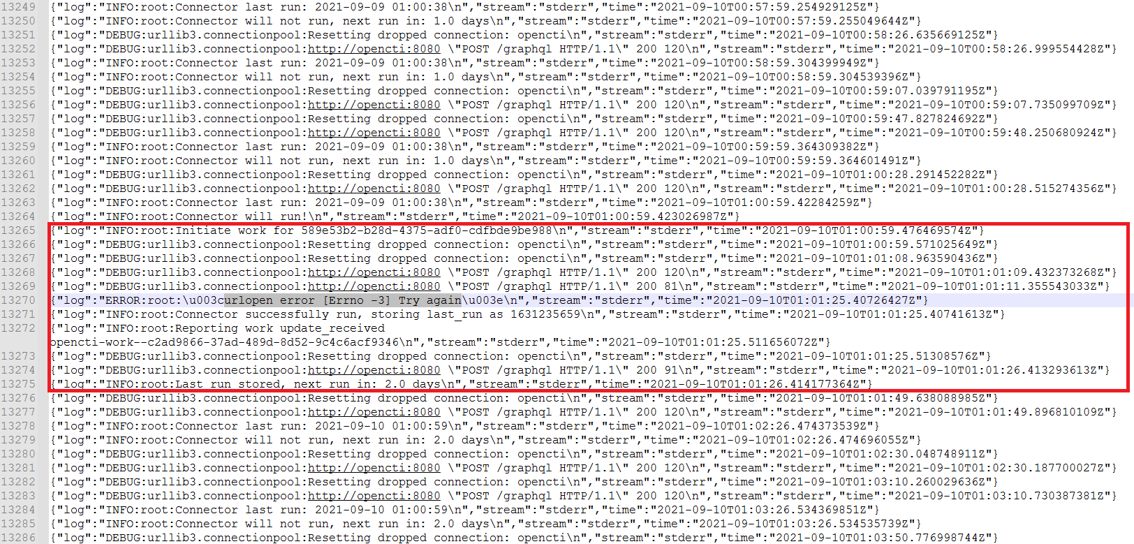 [VxVault / MITRE ATT&CK / Cyber Crime Tracker] urlopen error [Errno -3 ...