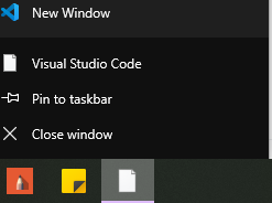 Missing taskbar icon · Issue #107754 · microsoft/vscode · GitHub