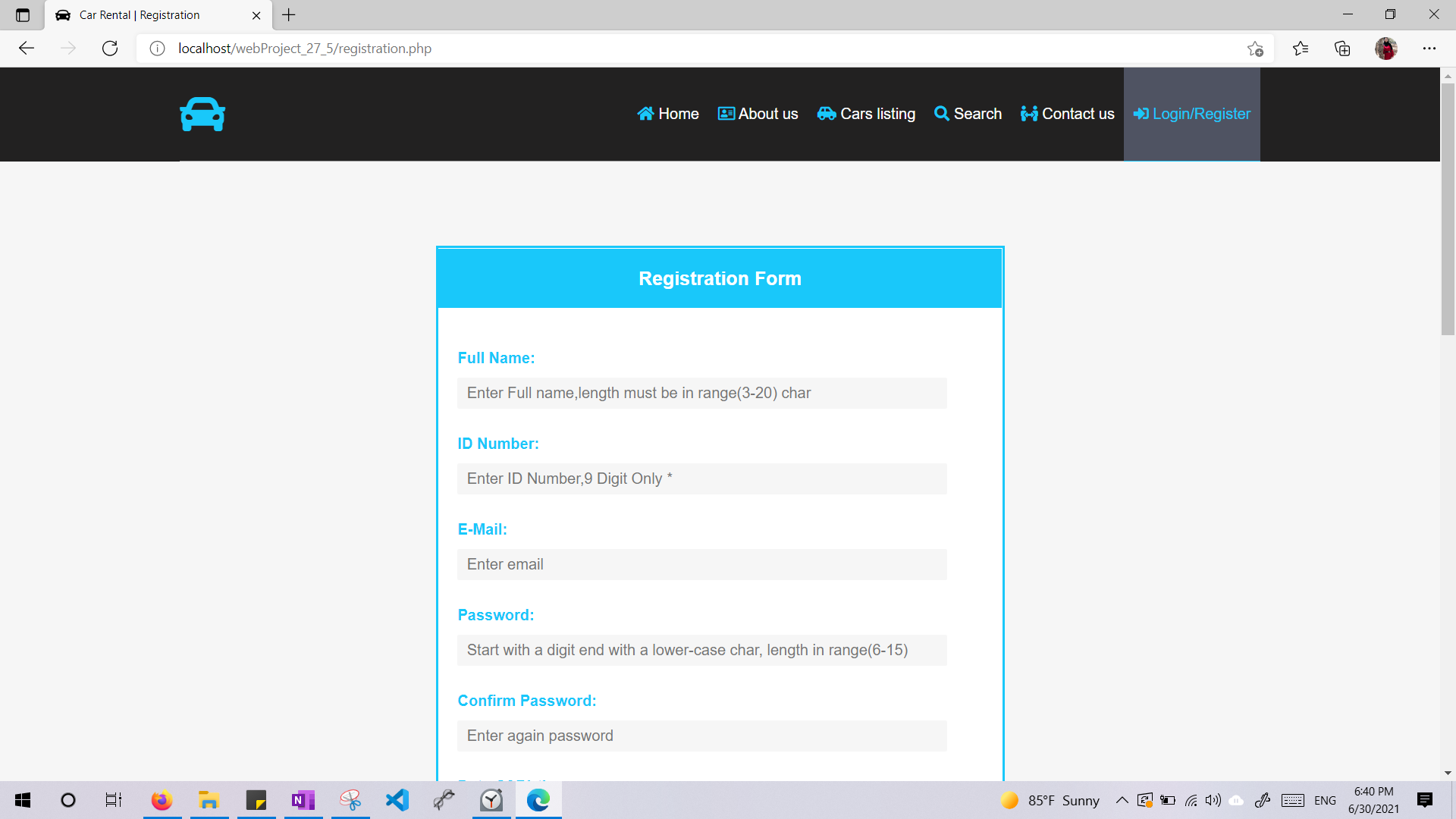 GitHub - OroubaGhithan/WebProject2021SecSemester