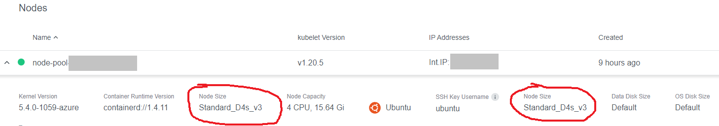 Node size shown twice on azure provider · Issue #3786 · kubermatic ...
