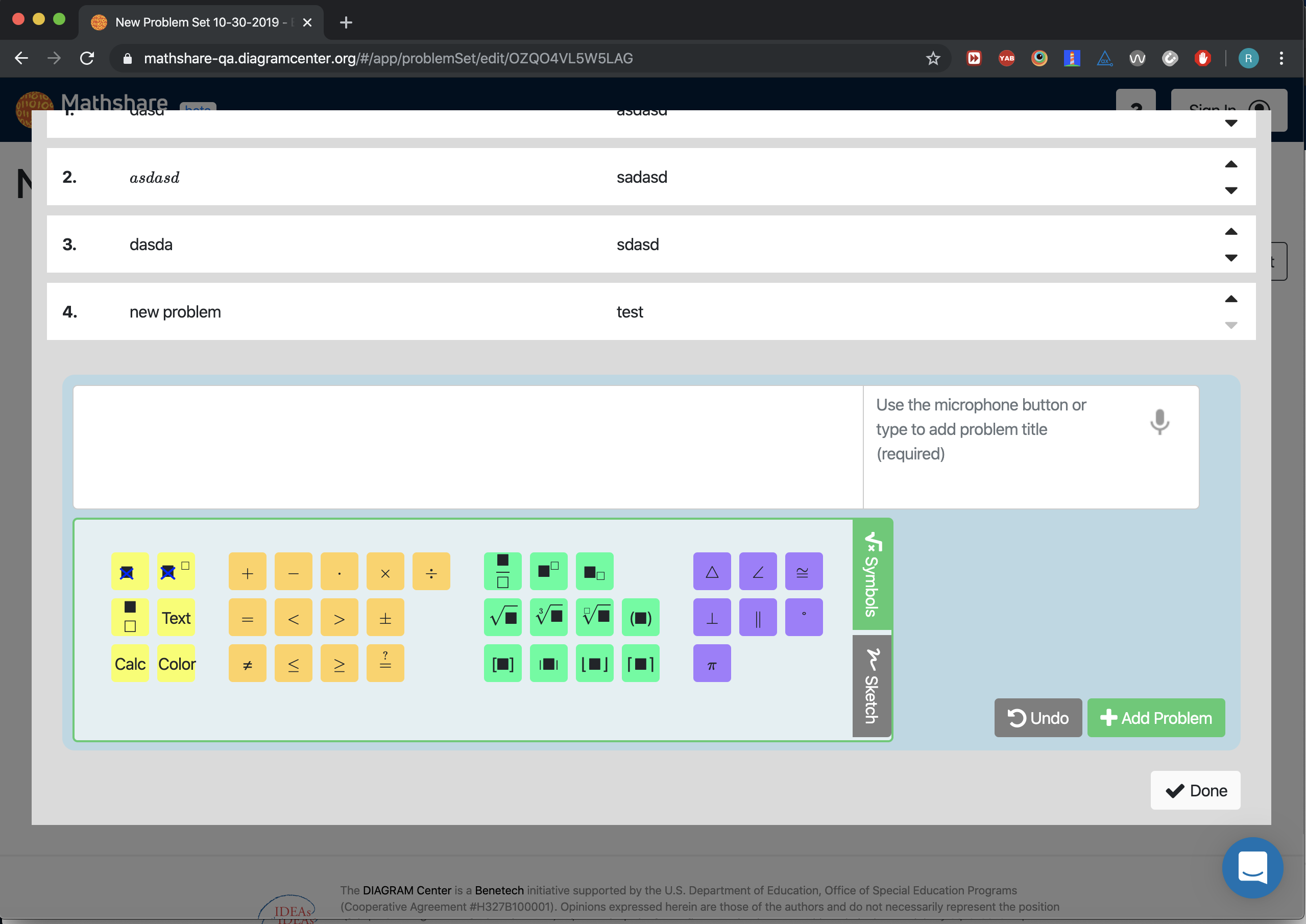 Can't edit my saved problem sets · Issue #819 · benetech/MathShare · GitHub