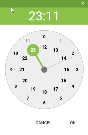 Improve 24-hour view with two circles for hours · Issue #12 ...