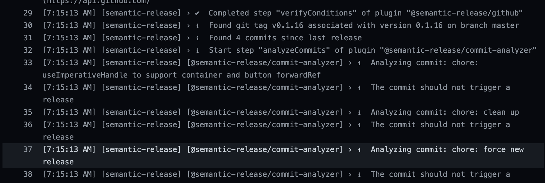 semantic release failed with wrong version number · Issue #13 ...