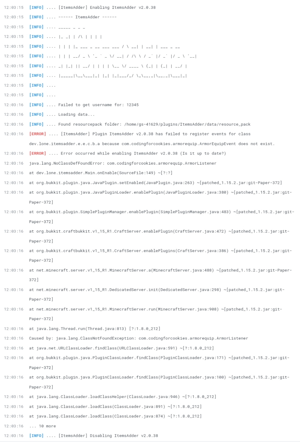 Bug Armoreventequip Mancante Issue 339 Pluginbugs Issues