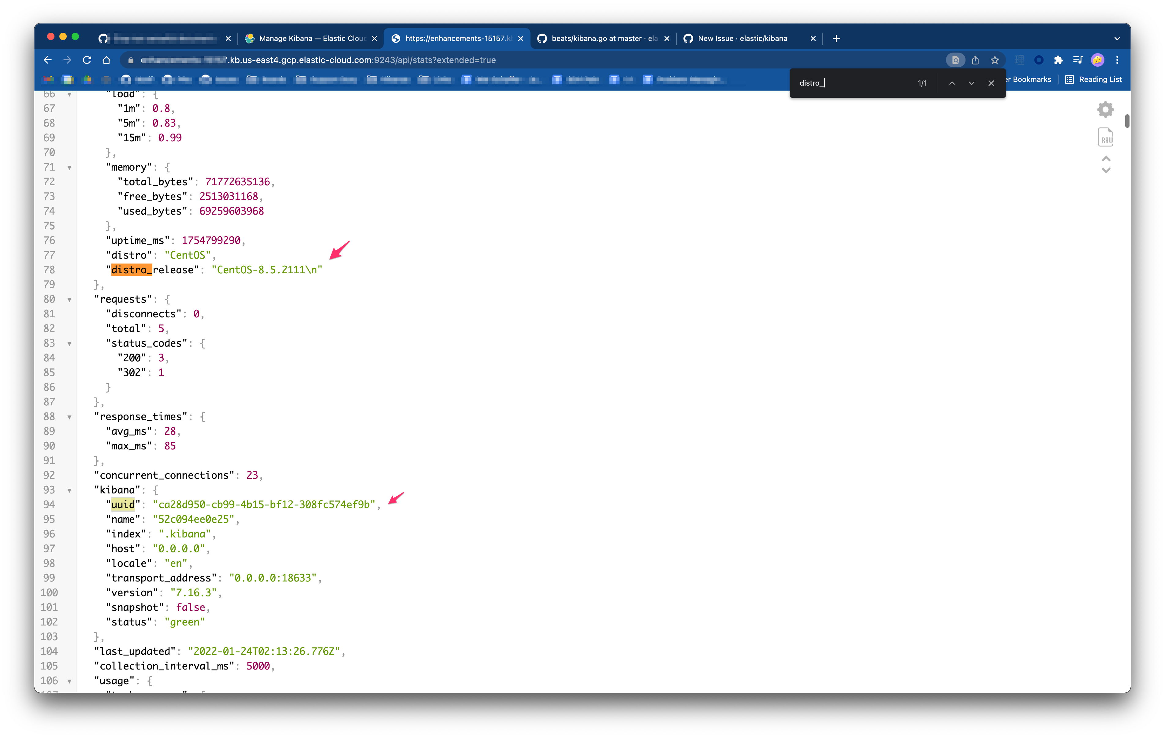 Trim newline from distro_release stats value · Issue 123568 · elastic