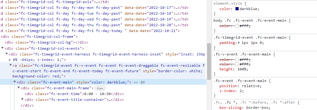 Schedule: BackgroundColor is not being displayed · Issue #9297 ...