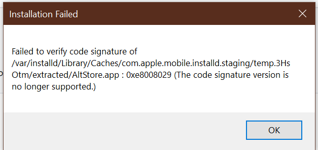 Altserver error that keeps on popping up · Issue #308 · altstoreio ...