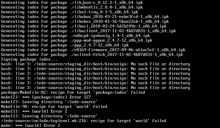 Missing usign · Issue #6284 · coolsnowwolf/lede · GitHub