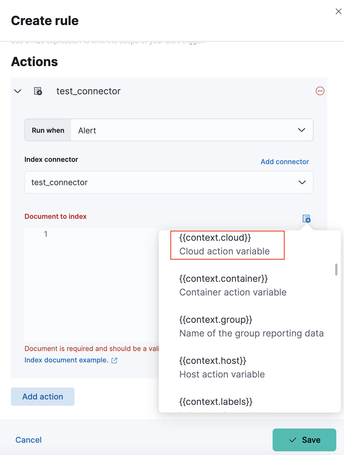 Contextual attributes for Inventory rule · Issue #142048 · elastic ...