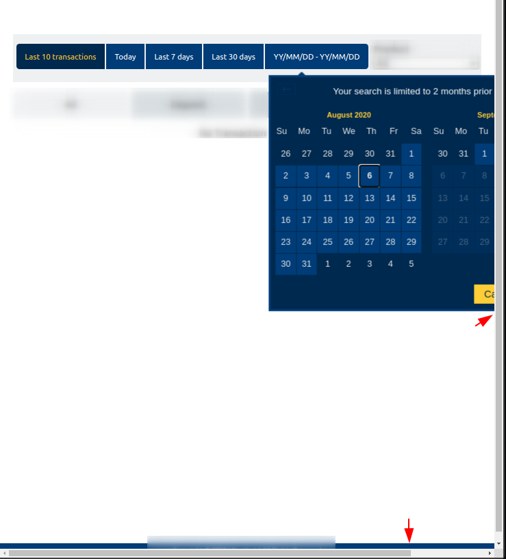 Desktops with small width, cut off the date picker · Issue #2310 ...