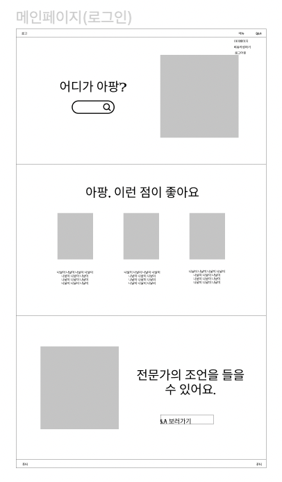 메인페이지(로그인)