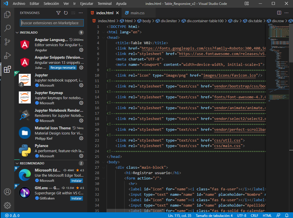 GitHub - erickavila151/evaluacionpractica: Pro Contacto