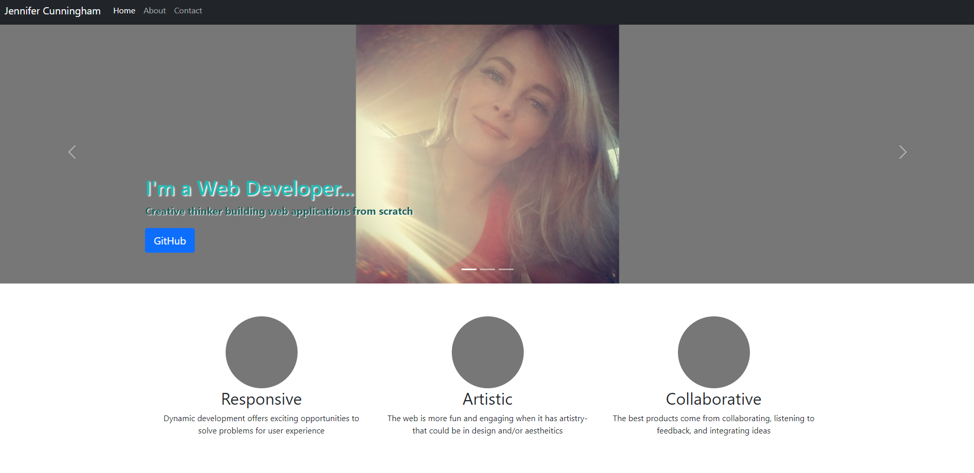 GitHub - Kamernepti/PortfolioSite: Personal Portfolio Site. Mobile ...