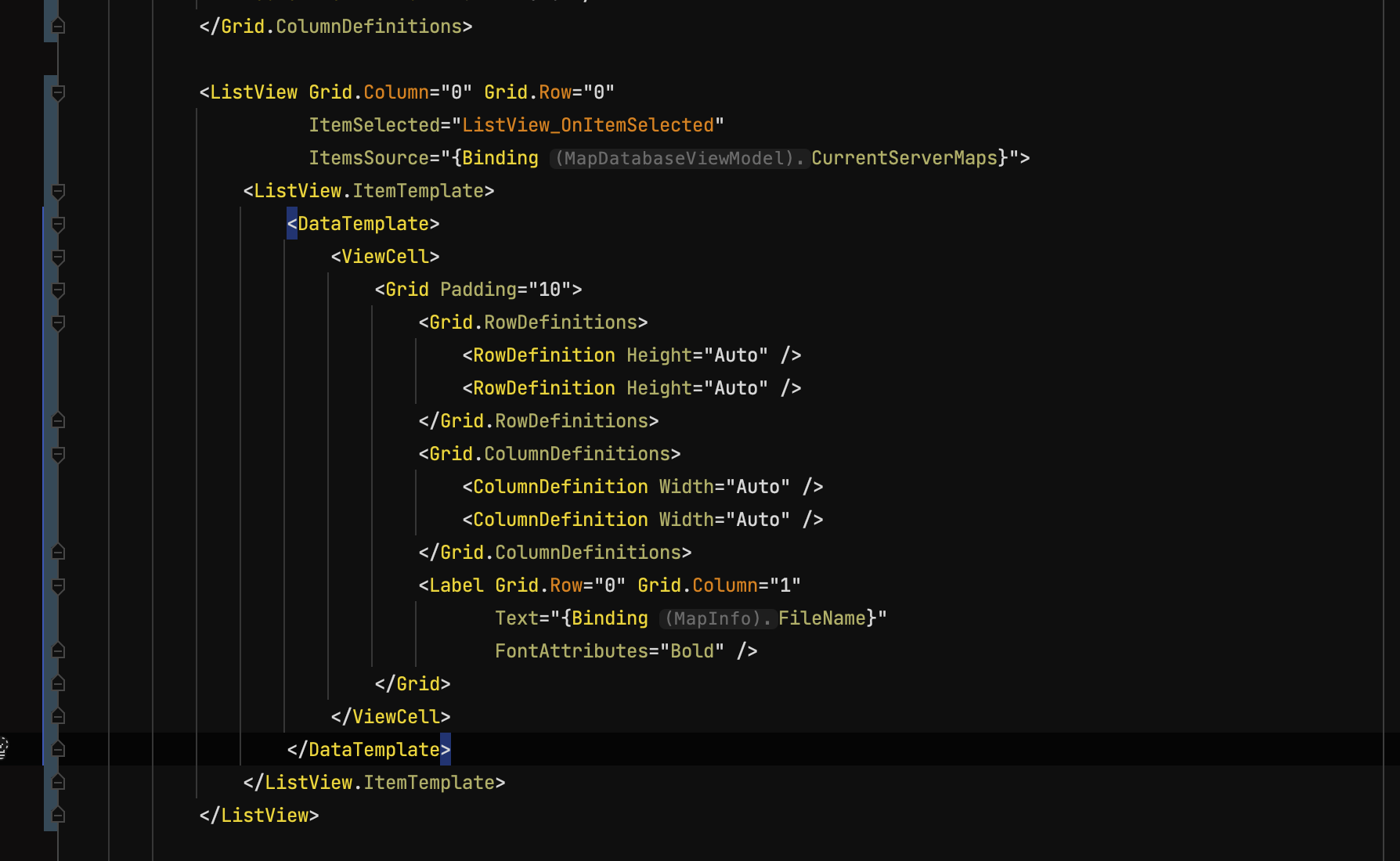 Compiler not recognising property on a model as a ListView · Issue ...