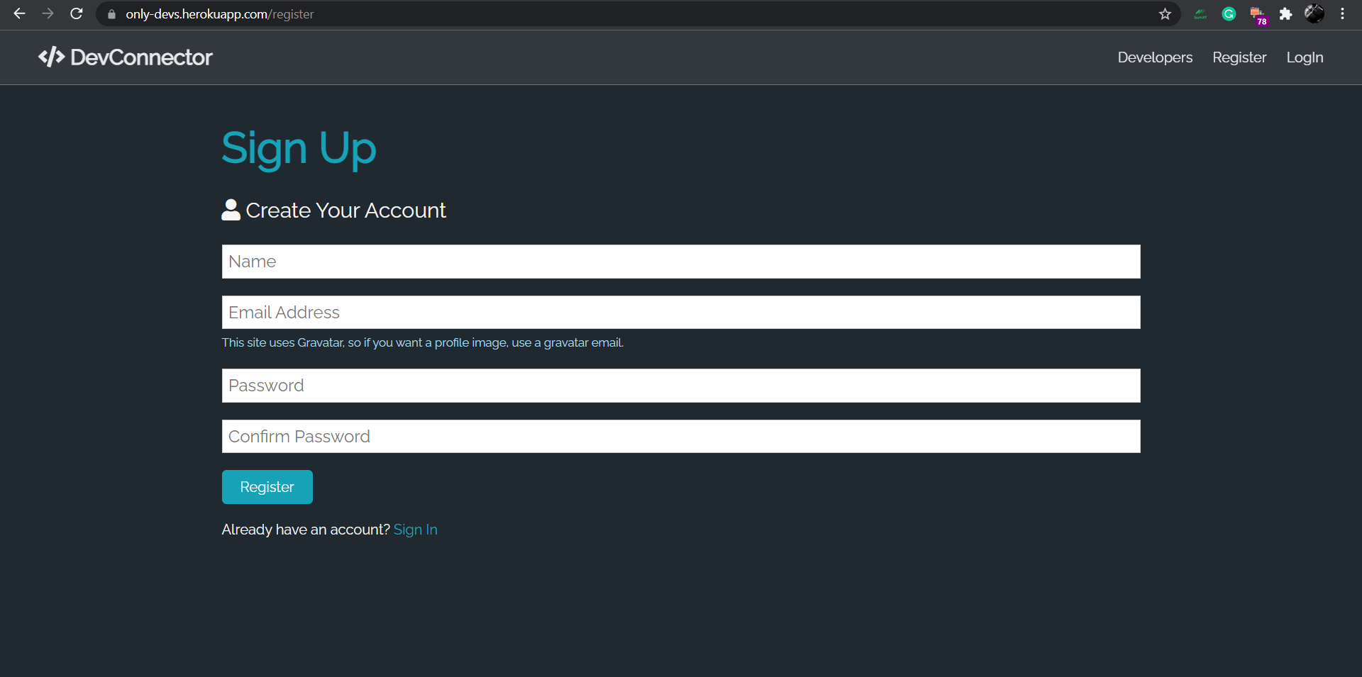 GitHub - Prince0047/dev-Connector: A social hub for Developers.