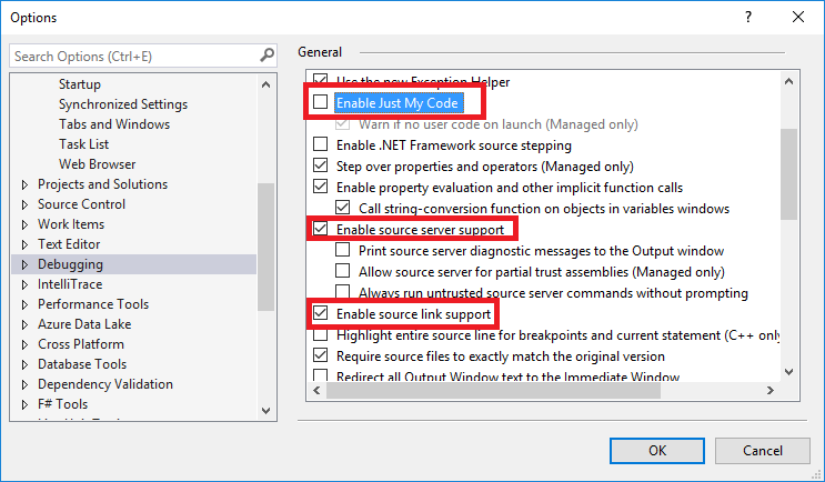 How to config visualstudio to debug into abp source code · Issue #1039 ·  abpframework/abp · GitHub