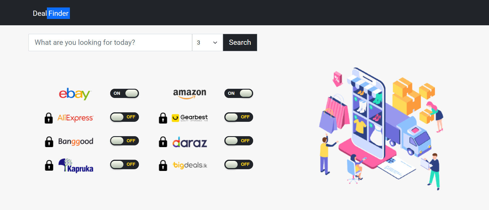 GitHub - dylanramanayake/DealFinderApp