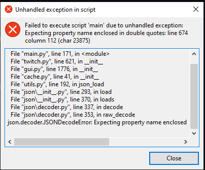 Corrupted image cache mapping file prevents the application from ...