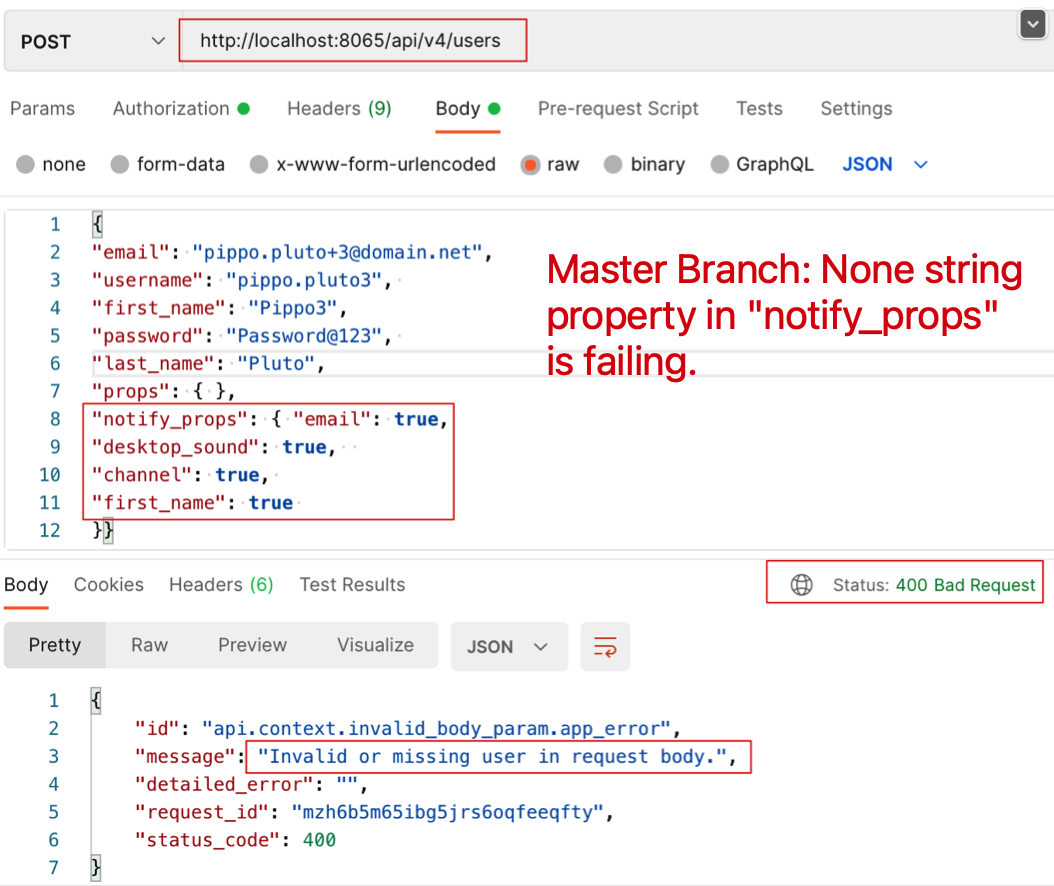 Error API Rest: POST Create User · Issue #18940 · mattermost/mattermost ...