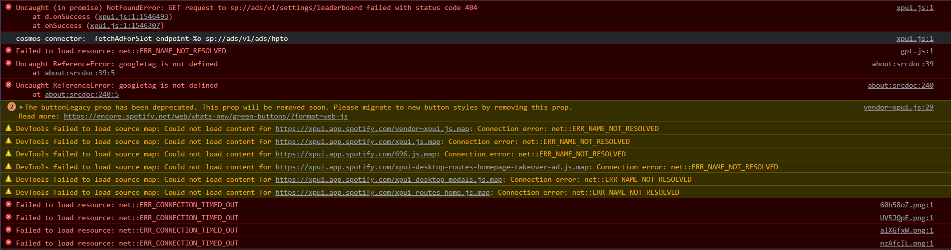 Home screen appears blank. · Issue #1482 · spicetify/cli · GitHub